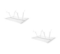 UKCOCO 2pièces Déflecteur Air Pour Climatiseur Mural Baffle De Circulation Air Pour Ventilation De Bureau Et Maison Installation Facile Et Légère
