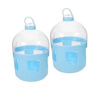 UKCOCO 2pièces Distributeur Eau pour Pigeons Accessoire Pratique pour Hydratation Oiseaux pour Pigeons De Course Poules