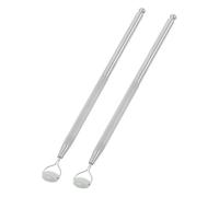 UKCOCO 2pièces Jade Pour Yeux Et Visage Masseur Facial Pierre Naturelle Outil De Soin Pour Remodelage Du Nez Et Rajeunissement Peau