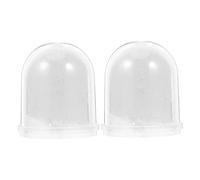 UKCOCO 2pièces Kit Boule à Neige Photo Transparent Boules à Neiger DIY pour Cadre Photo à Fabriquer Soi-même pour Cadeaux de Fête