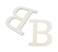 UKCOCO 2pièces Lettres Bois Non Décoration Murale Lettre b Pour Fête Anniversaire Chambre Garçon Fille Et Artisanat