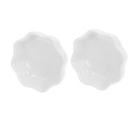 UKCOCO 2pièces Lot de Bols Céramiques Robustes pour Hamster Et Chinchilla Résistants à Usure Et Antidébordement Plats Alimentaires Compacts Et Pratiques pour Petits Animaux