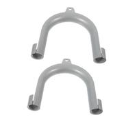 UKCOCO 2pièces Support De Tuyau u Pour Machine à Laver Crochet De Tuyau Évacuation De Vidange Forme De u Montage Simple