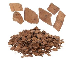 UKCOCO 2sacs French Toasted Oak Chips for Wine Making Medium Toasted Oak for Home Brewing Enhance Wine Flavor and Aroma Supply of Each