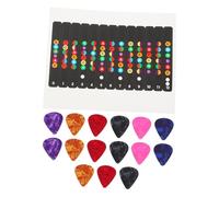 UKCOCO 3 ensembles Kit Dautocollants pour Manche de Guitare avec Médiators Colorés Aide à Lapprentissage des Gammes pour Débutants Facile à Poser Retirer sans Abîmer Couleur Aléatoire