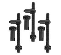 UKCOCO 3 Ensembles Kit de Réglage de Chaîne pour Tronçonneuse, Barre de Tension Ajustable, Fer Noir, Modèles 4500 5200 5800, pour Chaîne et Tronçonneuse, Usage Maison et Jardin