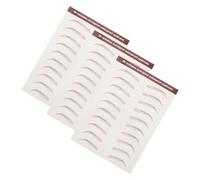 UKCOCO 3 Feuilles D'autocollants pour Sourcils Effet Tatouage Imperméable, Patch Maquillage Sourcils Naturel, Kit Tatouage Temporaire, Accessoires Beauté Voyage