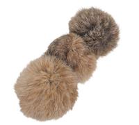 UKCOCO 3 Pièces Balle à l'herbe à Chat en Peluche, Pompon Doux pour Chats | Usage Intérieur, pour Chatons et Chats Actifs, Divertit, Favorise le Lien, Détourne des Meubles