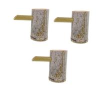 UKCOCO 3 Pièces Bamboo Water Fountain Spout Multifunctional Decorative Ornament for Fish Tanks and Gardens Small Bamboo Cycling Water Feature for Use Height