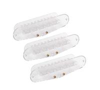 UKCOCO 3 pièces Bobine de Pickup Humbucker Transparent pour Fabricants de Guitares Accessoires de Guitare Durable et Facile à Installer