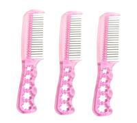 UKCOCO 3 pièces Brosse à Cheveux pour Poupées de Rose pour Perruques Synthétiques Accessoires de Soins Capillaires pour Garçon Fille