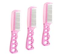 UKCOCO 3 pièces Brosse à Perruque Antistatique Brosse Fil pour Extensions de Cheveux Synthétiques Outil de Coiffure pour Poupées et Perruques Compactable et pour Amateurs de Poupées