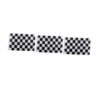 UKCOCO 3 Pièces Course Polyester à Carreaux Signal de Départ pour Événements Parfait pour Décorations à Agiter pour Parades
