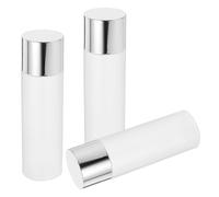 UKCOCO 3 Pièces Distributeur Cosmétique Flacon Échantillon 120ml Pet | Format Voyage, Design Anti-fuite et Léger, pour Déplacements et Affaires, Usage Pratique au Quotidien