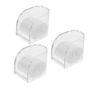 UKCOCO 3 Pièces Étui De Montre Transparent Malette Rangement Regarder Un Rack D'affichage Présentoir à Bijoux