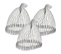 UKCOCO 3 Pièces Filet Anti-Insectes Treillis des Racines des Plantes Engrener Dépistage Gardien Garde Paniers en Filet Cages Paniers Ombres Acier Inoxydable