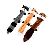 UKCOCO 3 pièces Jouets Peluche Durable pour Chiens Jouets Squeaky Interactifs pour Chiots Toys Résistants à Mâcher