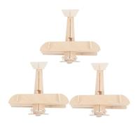 UKCOCO 3 pièces Kit de Maquette Avion Bois DIY à Peindre Puzzle pour Garçon Fille Éducatif de Construction et Créativité