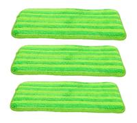 UKCOCO 3 pièces Lot de Coussinets de Rechange Microfibre pour Serpillière Lavables Absorbants et Durables Adaptés Au Nettoyage Humide et Sec des Sols