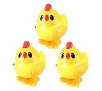 UKCOCO 3 pièces Lot de Jouets à Remonter Poules Colorées Interactif pour Garçon Fille Améliore Motricité et Discrimination des Couleurs Sécurité Garçon Fille Portable Couleur Aléatoire