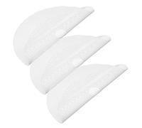 UKCOCO 3 pièces Lot de Tapis Déshydratation Silicone Rond Non Adhérent Feuilles Réutilisables pour Séchoir Fruits et Viandes Compatibles avec Plusieurs Déshydrateurs