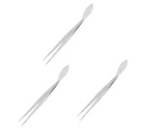 UKCOCO 3 Pièces Outil de Bonsai Acier Inoxydable Pince Spatule Outil Multifonction pour Jardinage Arrangement de Mousse Légèreté