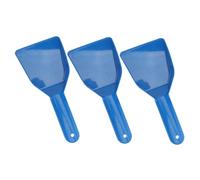 UKCOCO 3 Pièces Pelle à Dégivrage Fléau Gratte-Ciel Grattoir à Glace pour Voiture Scoop Allée De Pelle à Glace Déneigeuse pour Voitures Dissolvant Nettoyage Bleu Plastique