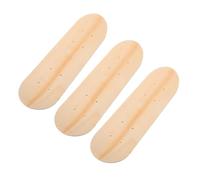 UKCOCO 3 Pièces Planche de Skateboard Vierge Bois Couches Érable Double Face pour Peinture DIY Garçon Fille Tableau de Dessin Créatif Décoration Artisanale