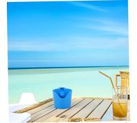 UKCOCO 3 Pièces Porte Gobelets de Piscine Plastique Support Étanche pour Bouteilles et Verres Organiseur Stable pour Bord de Piscine Accessoire Éclaboussures