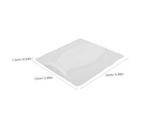 UKCOCO 3 Pièces Pot à Fleurs Support de Fleurs séchées Suspendu Vase Mural White