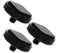 UKCOCO 3 pièces Support de Caméra Adaptateur Griffe Froide Simple Couche Métal Montage Flash et Trépied Facile à Installer Accessoire pour DSLR et Moniteur