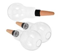 UKCOCO 3 pièces Système Arrosage Automatique pour Plantes Intérieur et Extérieur Bulbes Eau Auto-irrigants Faciles à Utiliser Piquets Auto-arrosants pour Jardin et Jardinières Entretien