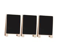 UKCOCO 3 pièces Tableau Bois Debout Panneaux Mémos Écrits Réutilisables Accessoires Décoratifs Pratiques pour Écrire et Effacer
