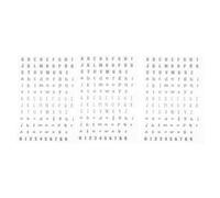 UKCOCO 3 Pièces Tampon Silicone Transparent Alphabet et Chiffres pour | Créatif, Réutilisable et Facile à Utiliser, pour Scrapbooking, Journaling, Agenda, Décoration et Projets DIY