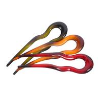 UKCOCO 3 pièces U-shaped Vintage Hair Clips Classic Elegant Chinese Hairpins For Bun Hairstyling Lightweight Hair Accessories For Traditional And Modern Looks