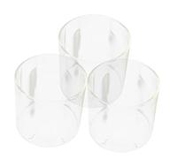 UKCOCO 3 pièces Vase Transparent Hydroponique Cylindrique pour Décoration de Plantes Intérieur et Extérieur pour Bureau et Salon