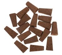 UKCOCO 30 Pièces Bloc Substrat Hydroponique, Éponges de Culture D'intérieur, Fibre de et Tourbe, pour Semis D'herbes et Légumes, Culture Hors-Sol, du Choc de Transplantation