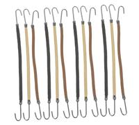 UKCOCO 30 Pièces Bungee Hair Ties With Double Hooks Elastic Ponytail Holders For Secure Updos Braids And Everyday Styling Lightweight And Strong Grip For Women