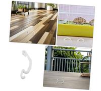 UKCOCO 30 pièces Clips de Fixation pour Cage Animaux Plastique Connecteurs Amovibles pour Enclos Lapin Hamster et Chinchilla Accessoires Sécurisés pour Petites Animaux
