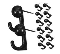 UKCOCO 30 pièces Crochets Muraux Décoratifs Métal avec Punaises Crochets Suspendre pour Clés Cadres et Tableaux Installation Facile Robuste et Polyvalent pour Maison et Bureau Finition