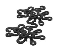 UKCOCO 30 pièces Crochets Plastique pour Tente Extérieure Fixation Corde Résistante et Anti-Vent Crochets Multifonctions pour Bâche et Suspension Lumière Accessoires Camping Compact et