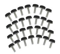 UKCOCO 30 pièces Lot Meuble Réglables Inserts Filetés pour Nivellement Protection Sol et Isolation Sonore pour Tables Chaises et Armoires