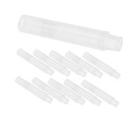 UKCOCO 30 Pièces Transparent Plastic Chalk Holders Reusable Lightweight Chalk Sleeves For Teachers Students Classroom Office And Home Use