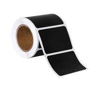 UKCOCO 300 Autocollants Tableau Noir en Pvc Imperméables et Amovibles, Étiquettes Autocollantes Cuisine, 300 Pièces pour Bocaux et Contenants, Usage Réutilisable et Personnalisable