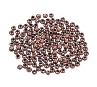UKCOCO 300 perles intercalaires rondes en métal pour bracelets et colliers, grandes perles de 1,2 mm pour enfiler facilement des bijoux et des projets d'artisanat.