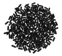 UKCOCO 300 Pièces Bouchon à Vis pour Répartiteur D’oxygène D’Aquarium, Capuchon PVC Noir, Diamètre Intérieur 4,5mm, 4,5x17mm, Anti-Retour, pour Tuyaux D’Aquarium et Bacs Marins