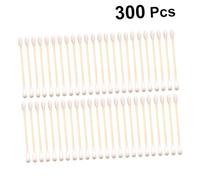 UKCOCO 300 pièces Cotons-tiges Double Tête Coton Démaquillant et Nettoyage Précis pour Maquillage et Soins Cutanés Adaptés à Domicile et Voyage