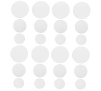 UKCOCO 300 Pièces Papier filtre qualitatif papier filtre pour analyse chimique entonnoir rond blanche
