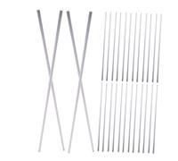 UKCOCO 30pièces Tiges De Cheville Acrylique Transparent pour Figurines Bricolage Compositions Support De Figurines Et Micro-