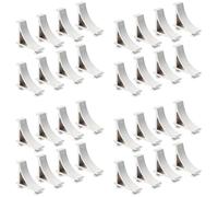 UKCOCO 32pièces Huit Clips De Support Pour Étagère De Congélateur Accessoires Pratiques Pour Réfrigérateur Installation Facile Et Design Dovetail Curvé Compatible Majorité Des